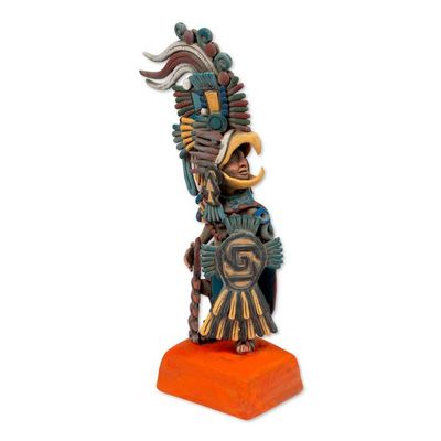 Alternate image for Collectible Museum Replica Ceramic Sculpture Medium Eagle Warrior