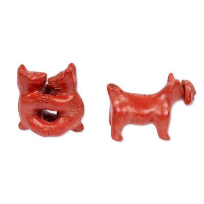 Alternate image for Ceramic figurines Dancing Dogs