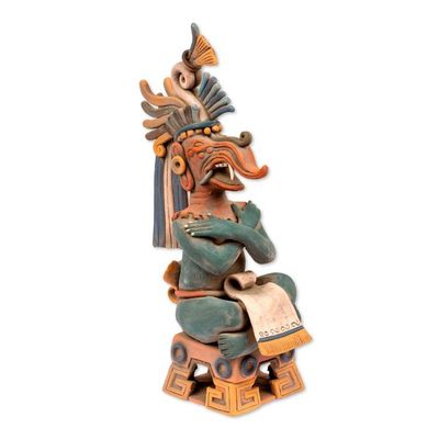Alternate image for Maya Lord of Rain Ceramic Replica Sculpture Lord Chaac