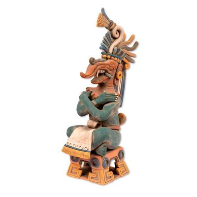Alternate image for Maya Lord of Rain Ceramic Replica Sculpture Lord Chaac