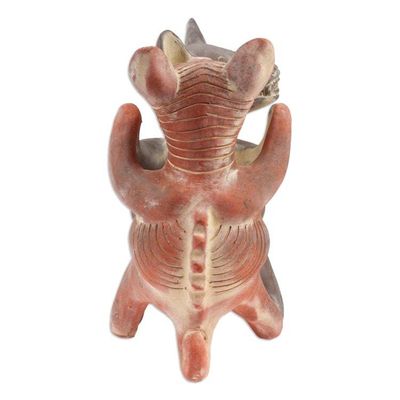 Alternate image for Mexico Pre Hispanic Museum Replica Figurine Crafted by Hand Dancing Colima Dogs