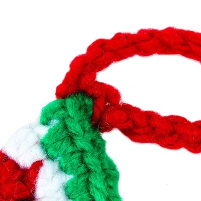 Alternate image for Watermelon Crocheted Charm for Handbags Handmade in Mexico Cute Watermelon