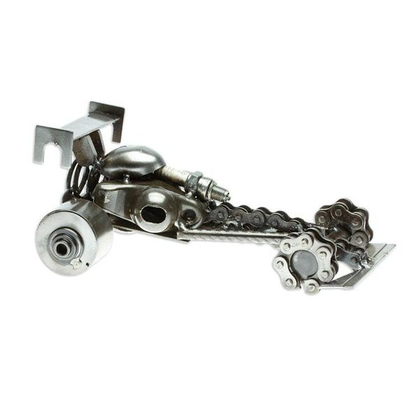 Alternate image for Recycled Metal Auto Part Formula One Car Sculpture Formula One Rush