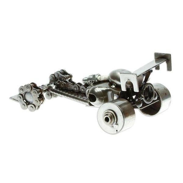 Alternate image for Recycled Metal Auto Part Formula One Car Sculpture Formula One Rush