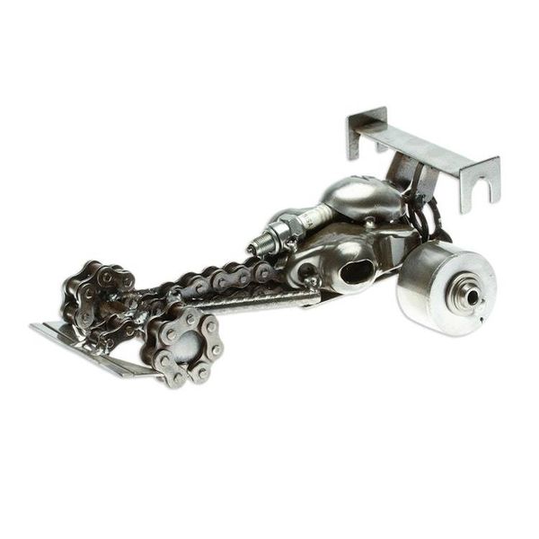 Alternate image for Recycled Metal Auto Part Formula One Car Sculpture Formula One Rush