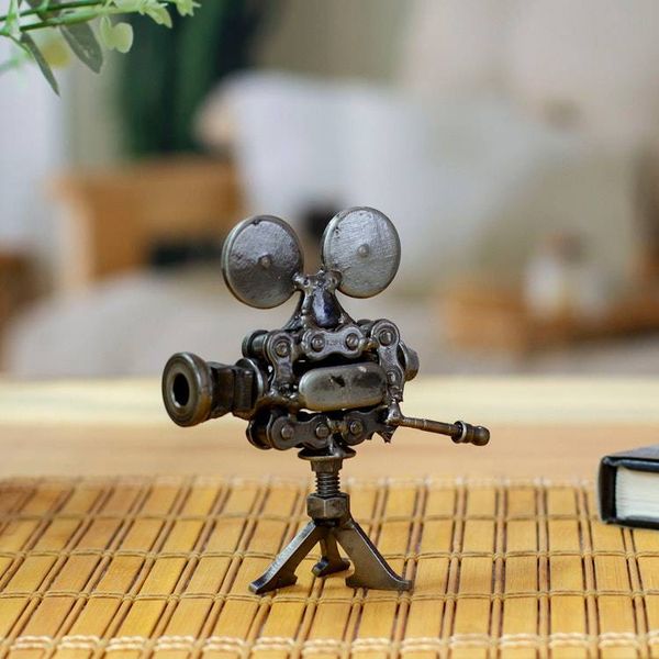 Alternate image for Movie Projector Figurine Handmade from Recycled Auto Parts Perfect Projection