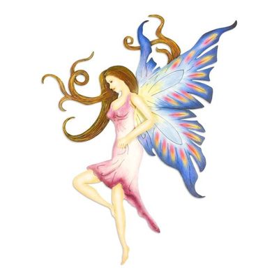 Alternate image for Steel wall art Sapphire Fairy