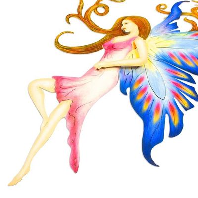 Alternate image for Steel wall art Sapphire Fairy