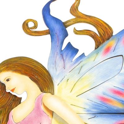 Alternate image for Steel wall art Sapphire Fairy