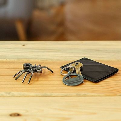 Alternate image for Eco-Friendly Recycled Metal Figurine with Spider Motif Curious Spider