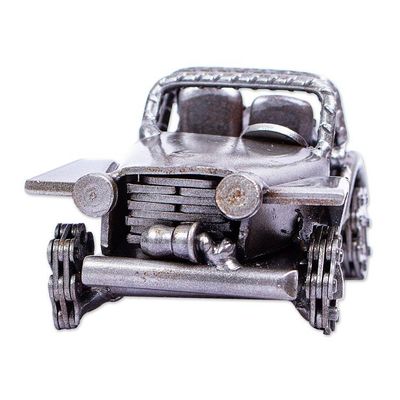 Alternate image for Small Rustic Jeep Sculpture Mini Rustic Jeep