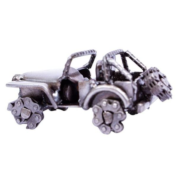 Alternate image for Small Rustic Jeep Sculpture Mini Rustic Jeep