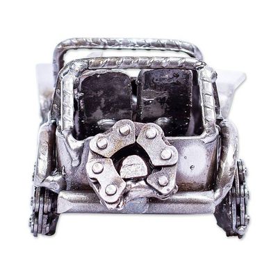 Alternate image for Small Rustic Jeep Sculpture Mini Rustic Jeep