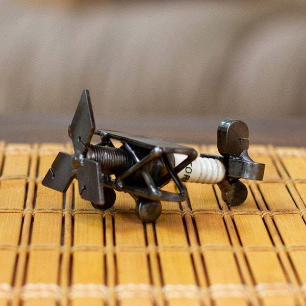 Alternate image for Artisan-Made Upcycled Plane Metal Sculpture from Mexico Nouveau Voyage