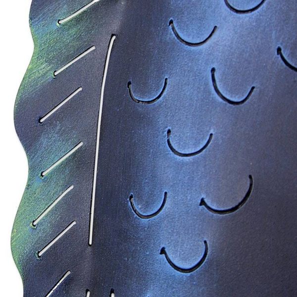 Alternate image for Handcrafted Steel Wall Art from Mexico Conch King Triton