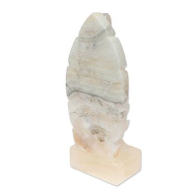 Alternate image for Hand-Carved Our Lady of Guadalupe Natural Onyx Sculpture Virtuous Guadalupe