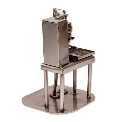 Alternate image for Eco-Friendly Handmade Upcycled Metal Sculpture from Mexico Delicious Cause