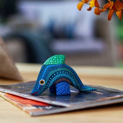 Primary image for Hand Painted Dolphin Alebrije Ocean Dolphin