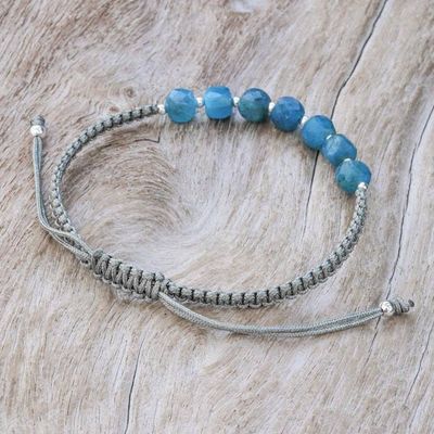 Alternate image for Macrame Apatite Pendant Bracelet Play it Cool