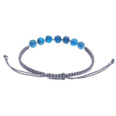 Alternate image for Macrame Apatite Pendant Bracelet Play it Cool
