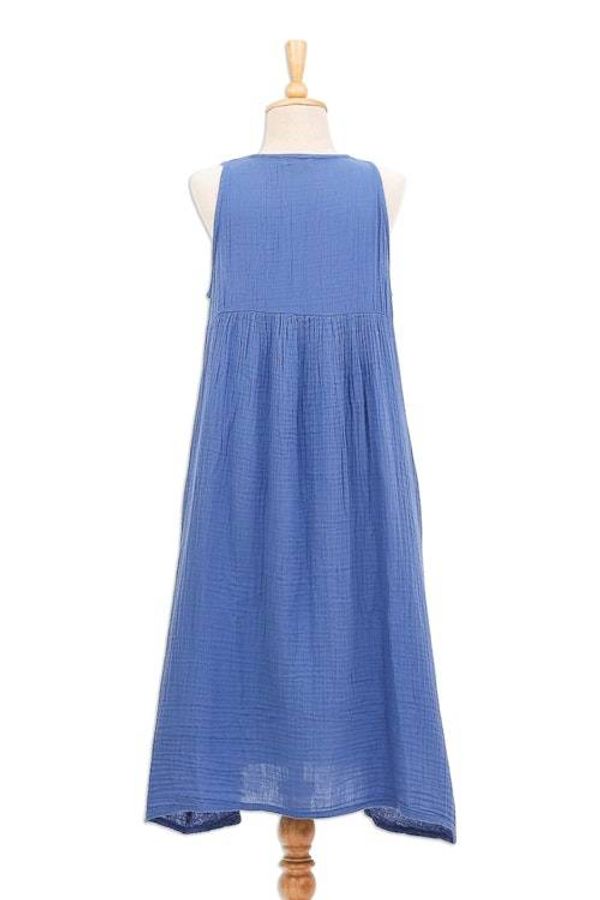 Alternate image for Sleeveless Cotton A-Line Dress Day Off