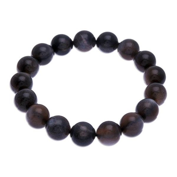 Alternate image for Handcrafted Moonstone Beaded Stretch Bracelet from Thailand Magnetic Mist