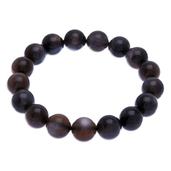 Alternate image for Handcrafted Moonstone Beaded Stretch Bracelet from Thailand Magnetic Mist