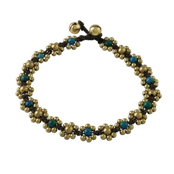 Alternate image for Serpentine Adjustable Beaded Anklet from Thailand Musical Dream