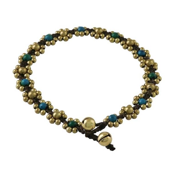 Alternate image for Serpentine Adjustable Beaded Anklet from Thailand Musical Dream