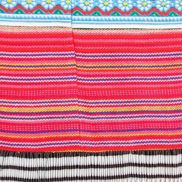 Alternate image for Hmong Hill Tribe-Inspired Cotton Blend Sheath Dress in Green Green Heirloom