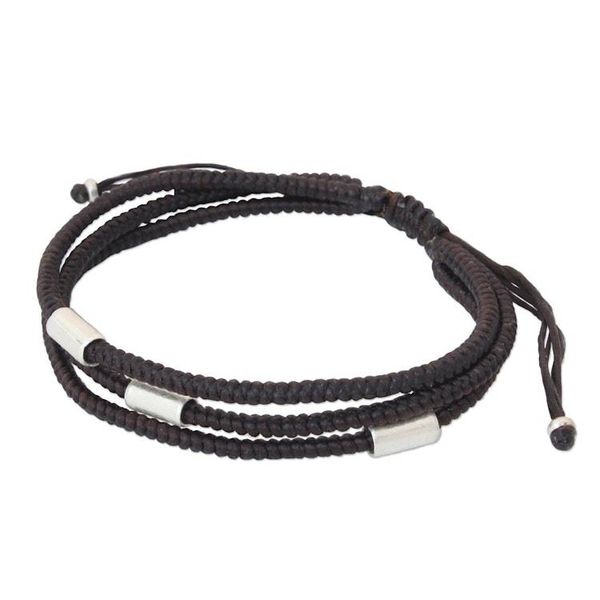 Alternate image for Silver Braided Bracelet Hill Tribe Friend