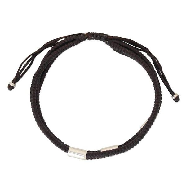 Alternate image for Silver Braided Bracelet Hill Tribe Friend