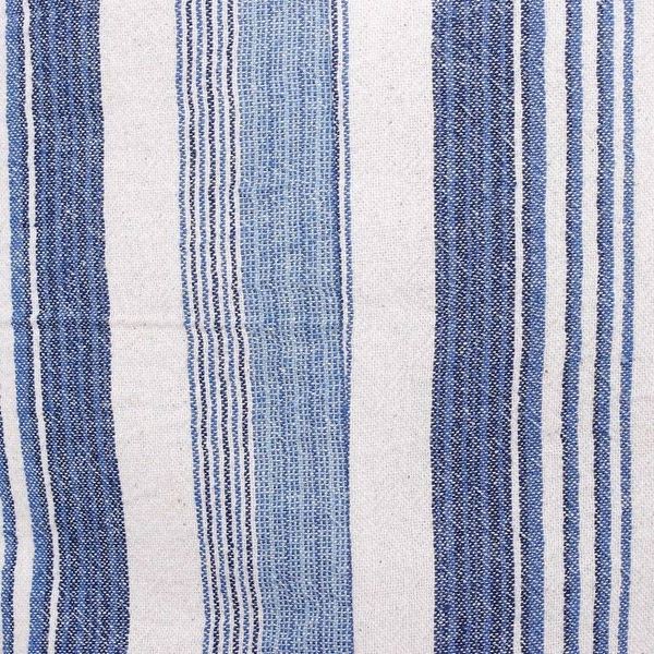 Alternate image for Blue and White Striped Cotton Hobo Handbag Blue Mood