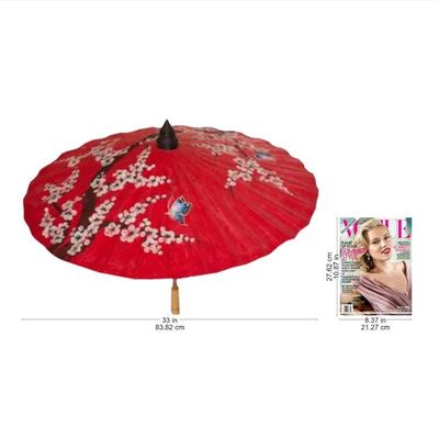 Alternate image for Thai Cherry Blossom Saa Paper and Bamboo Parasol Cherry Blossoms
