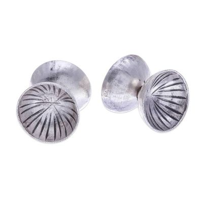 Alternate image for Ear Tunnel Plug-Inspired 950 Silver Double-Sided Earrings Bold Flair