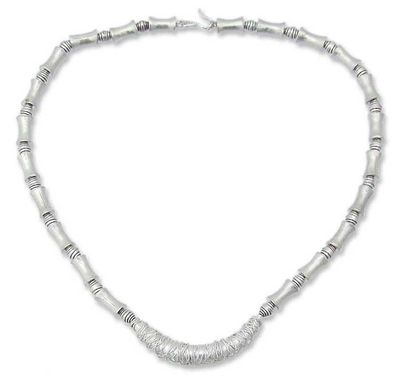 Alternate image for Sterling silver choker Silver Dancer