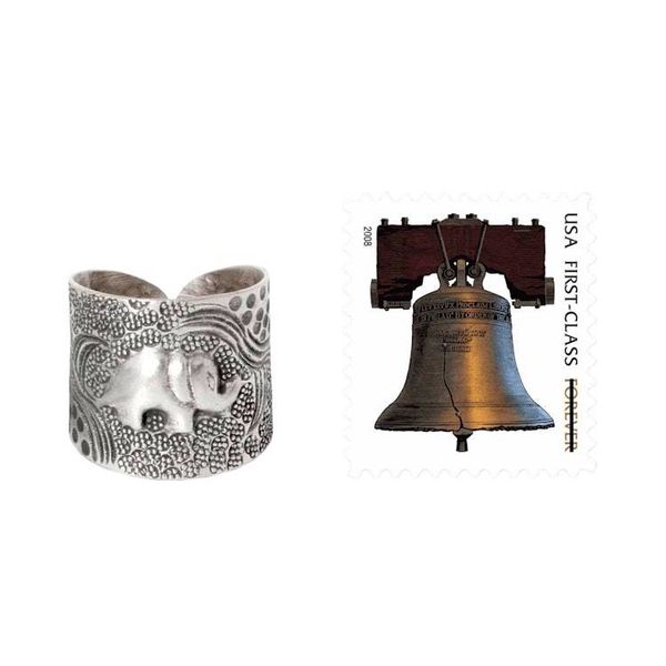 Alternate image for Sterling Silver Elephant Wrap Ring King of the Forest