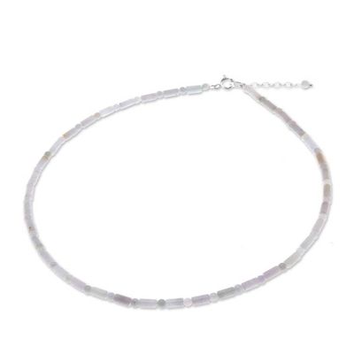 Alternate image for Fair Trade Asian Jade Artisan Crafted Beaded Necklace Dance of Attraction