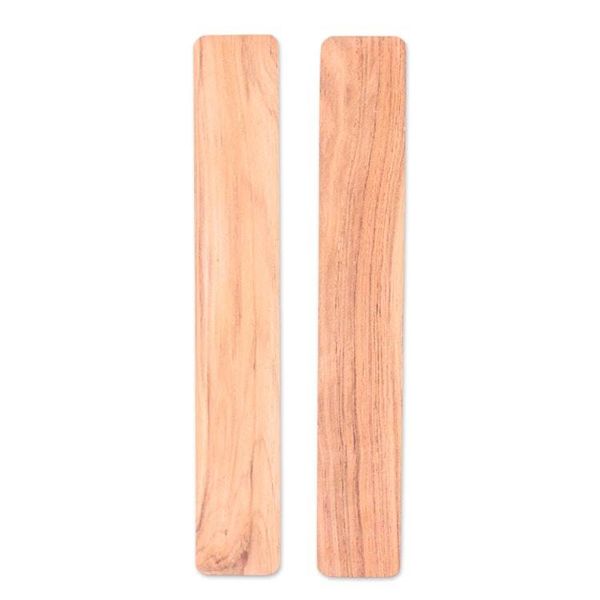 Alternate image for Hand-Painted Cat-Themed 2-Piece Longan Wood Bookmark Set Feline Literature