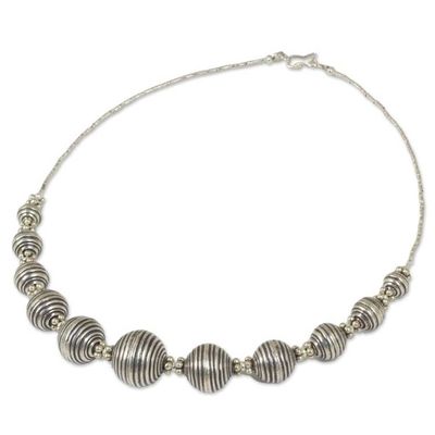 Alternate image for 950 Silver Necklace Karen Hill Tribe Style Thai Jewelry Karen World