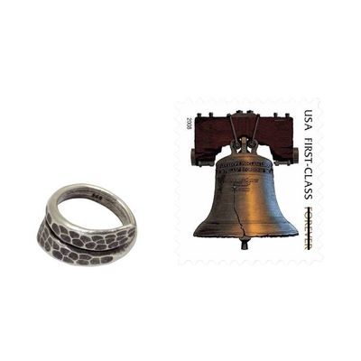 Alternate image for Thai Handmade Sterling Silver Wrap Ring Written in Stone