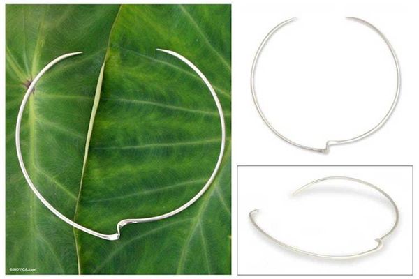 Alternate image for Sterling silver choker My Way
