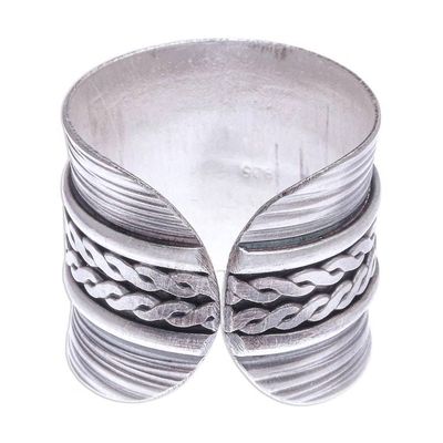 Alternate image for Oxidized Finish Sterling Silver Band Ring After Hours