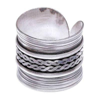 Alternate image for Oxidized Finish Sterling Silver Band Ring After Hours