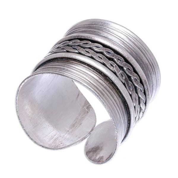 Alternate image for Oxidized Finish Sterling Silver Band Ring After Hours