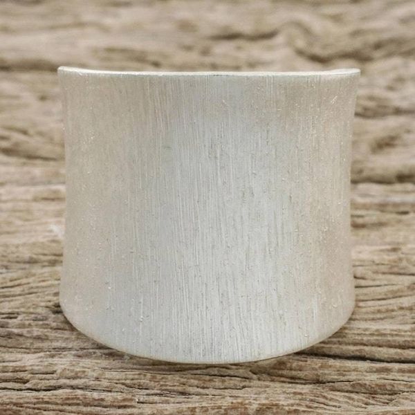 Alternate image for Fair Trade Hill Tribe Sterling Silver Band Ring Be Bold