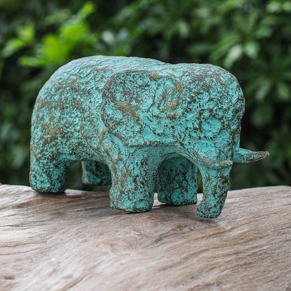 Alternate image for Eco-Friendly Recycled Paper Elephant Sculpture from Thailand Eco Elephant