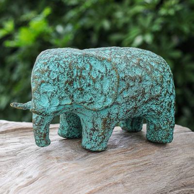 Alternate image for Eco-Friendly Recycled Paper Elephant Sculpture from Thailand Eco Elephant