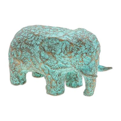 Alternate image for Eco-Friendly Recycled Paper Elephant Sculpture from Thailand Eco Elephant
