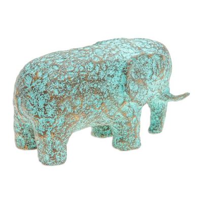 Alternate image for Eco-Friendly Recycled Paper Elephant Sculpture from Thailand Eco Elephant